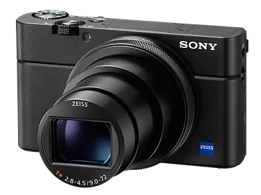 Vista detallada de la cámara digital Sony Cyber-shot DSC-W370